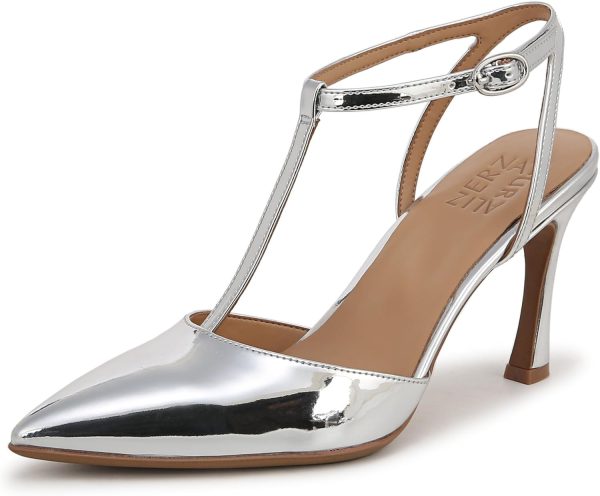 Naturalizer Women's Astrid Pointed Toe T-Strap Pump - Image 43