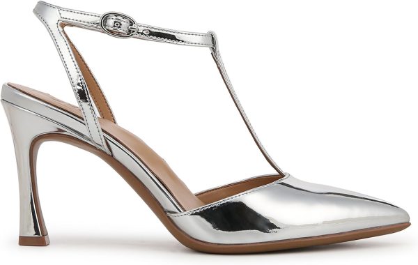 Naturalizer Women's Astrid Pointed Toe T-Strap Pump - Image 48
