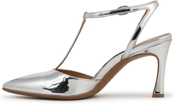 Naturalizer Women's Astrid Pointed Toe T-Strap Pump - Image 51